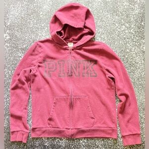 PINK Victoria’s Secret Full Zip Hoodie Size Medium